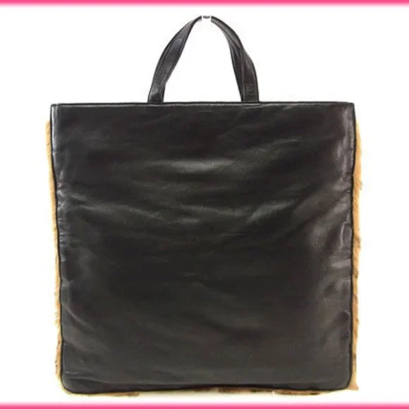 Loewe Handbag Beige Brown Woman Authentic Used - Picture 4 of 5